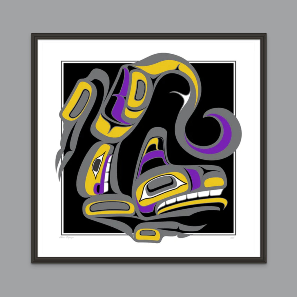 "In or Out" Limited Edition Print by Tahltan artist Alano Edzerza