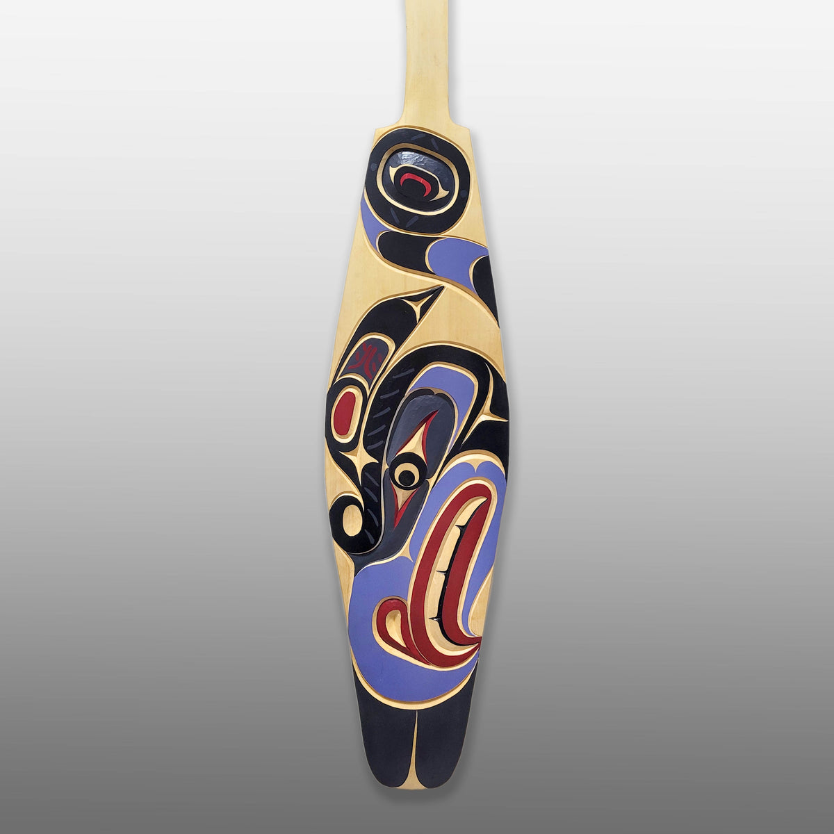 Carved First Nations Cedar Paddles | Spirits of the West Coast ...