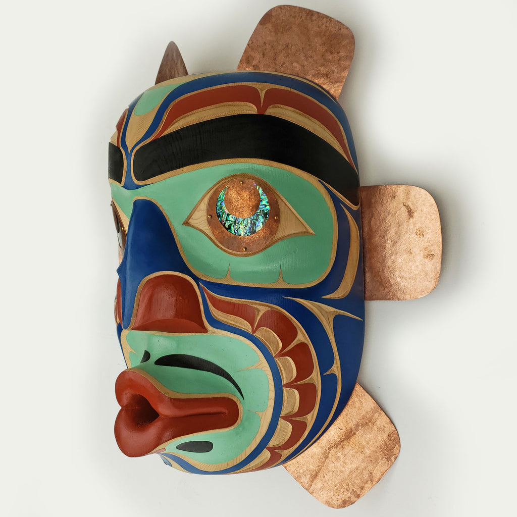 Chief of the Undersea Mask by First Nations carver Karver Everson