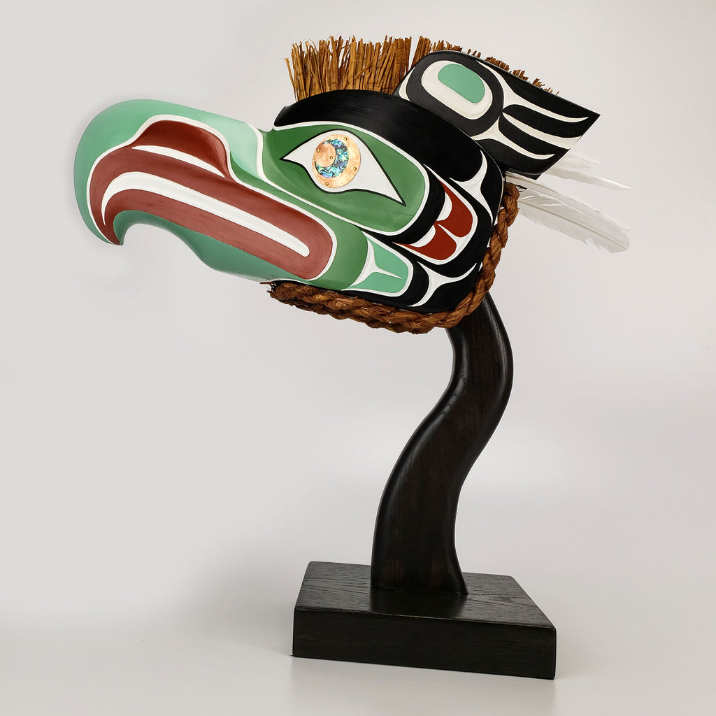 Young Thunderbird Headdress by First Nations Carver Karver Everson