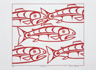 First Nations Salmon Print by Kwakwaka'wakw artist Bruce Alfred