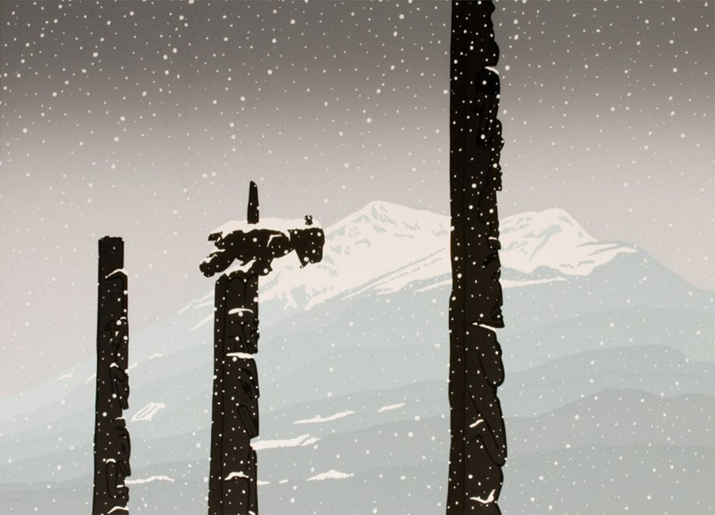 Look to the Mountain Limited Edition Print by Tsimshian artist Roy Vickers