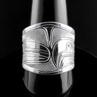 Silver Love Birds Ring by Kwakwaka'wakw artist Chris Cook