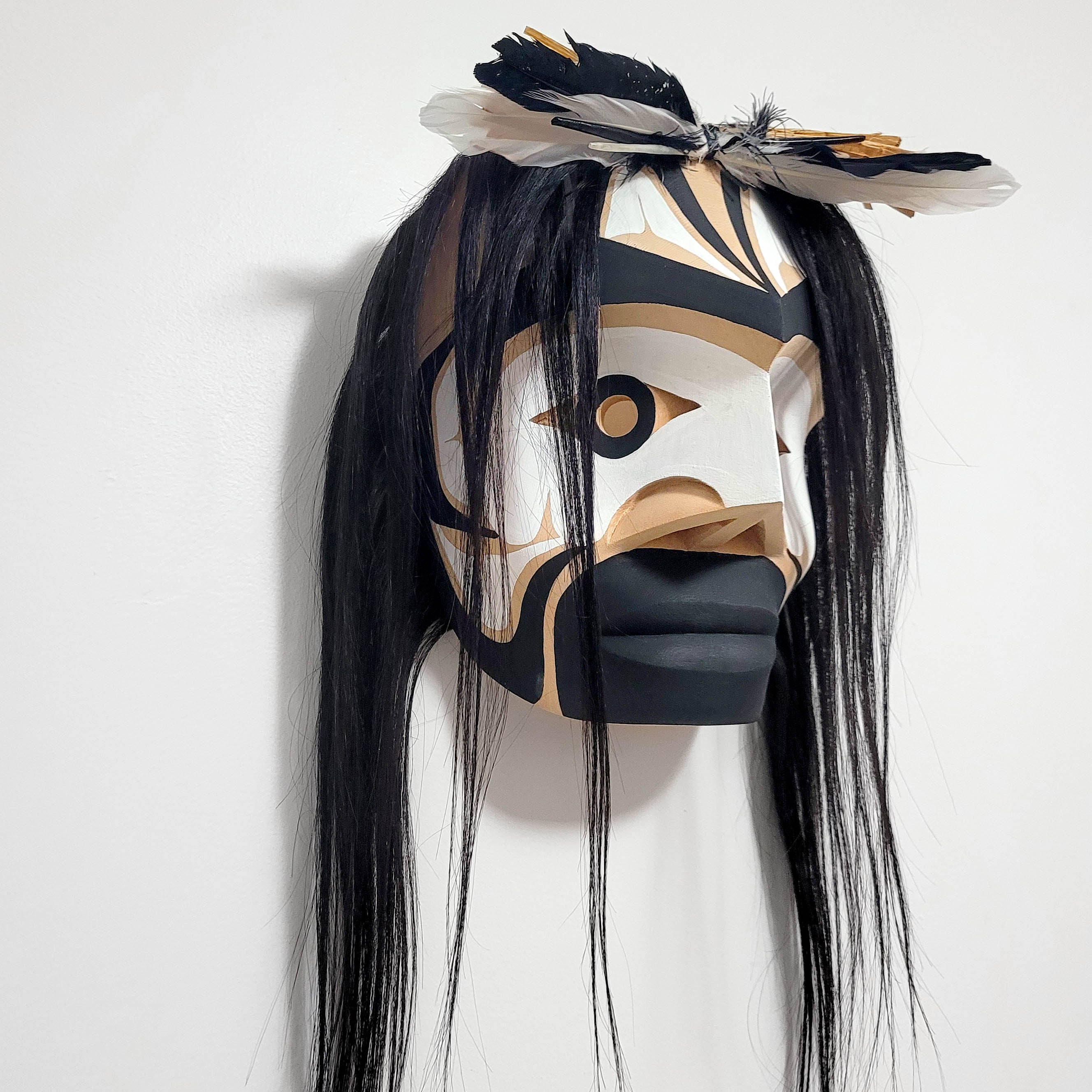 Large Man in Canoe Mask – Spirits of the West Coast Art Gallery Inc