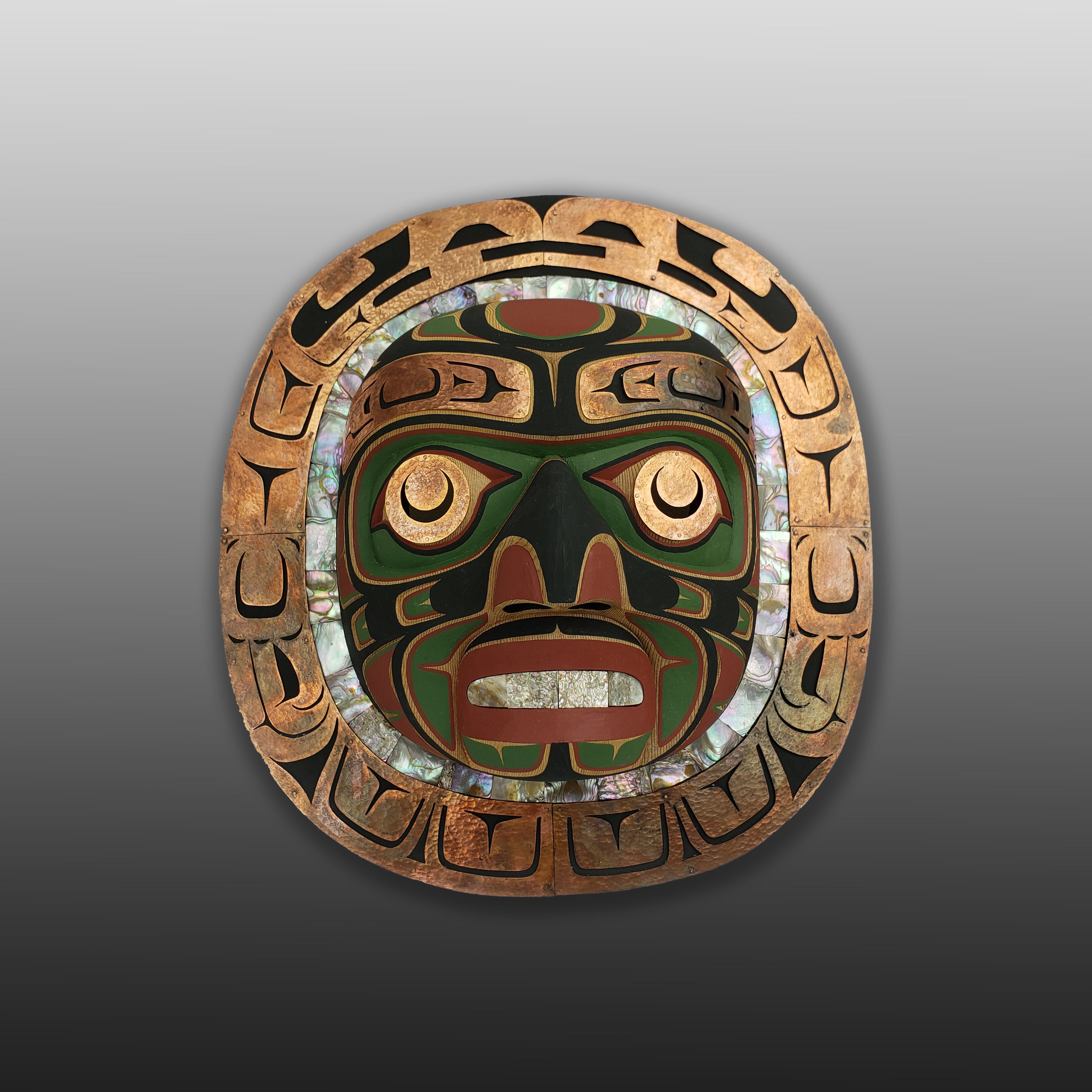 Copper Moon Mask by Kwakwaka'wakw carver Kevin Cranmer