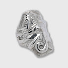 Silver Hammered Octopus Ring by Kwakwaka'wakw artist Gus Cook
