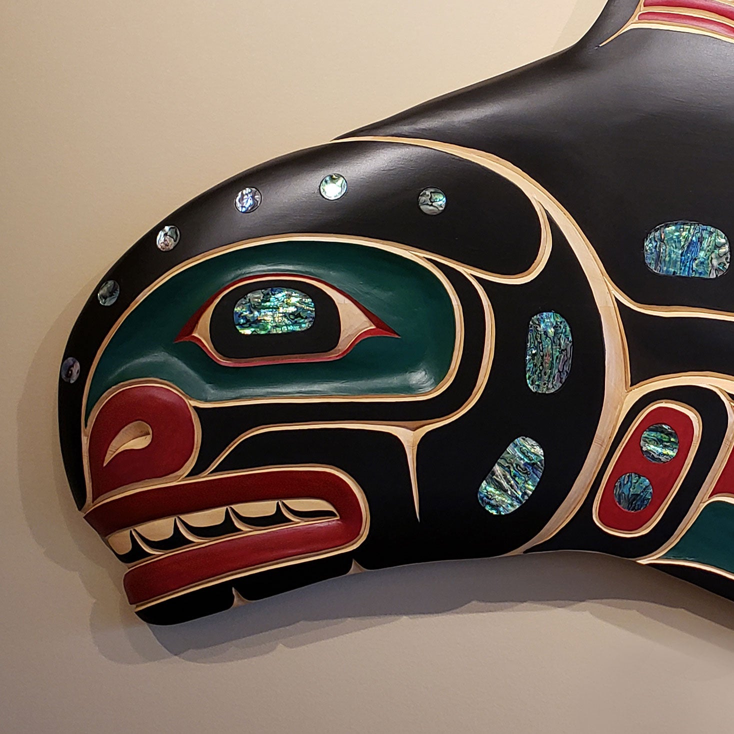 Orca Wall Panel by Kwakwaka'wakw Master Carver Bill Henderson