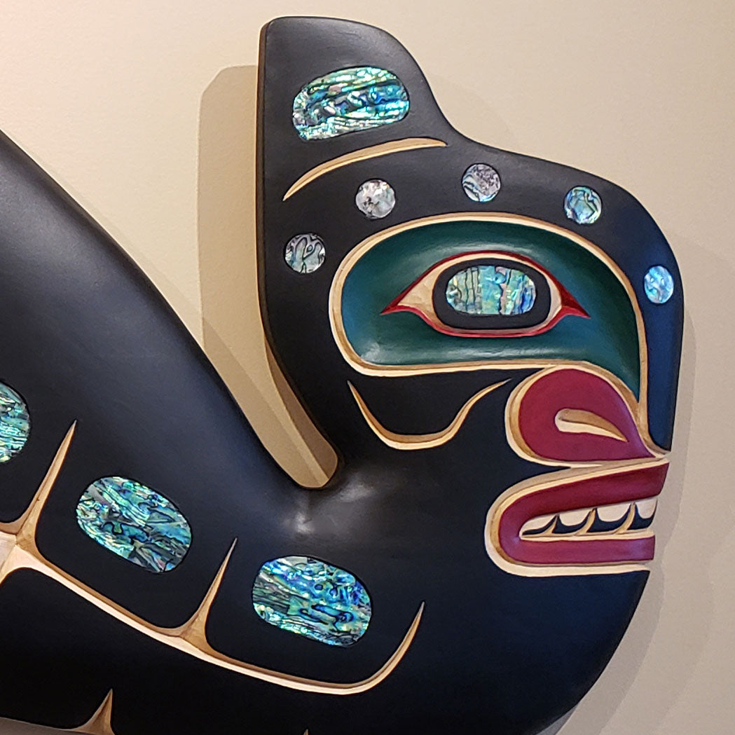 Orca Wall Panel by Kwakwaka'wakw Master Carver Bill Henderson