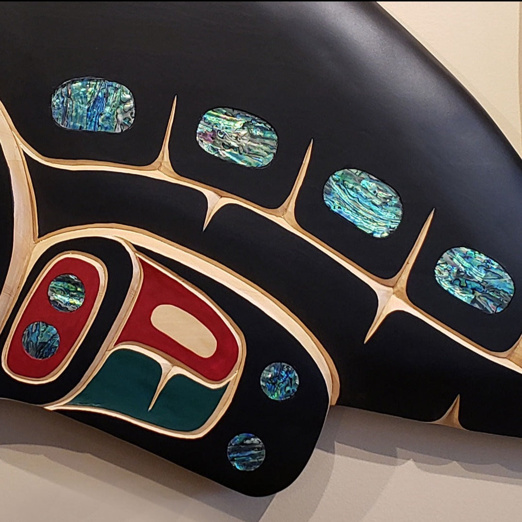 Orca Wall Panel by Kwakwaka'wakw Master Carver Bill Henderson