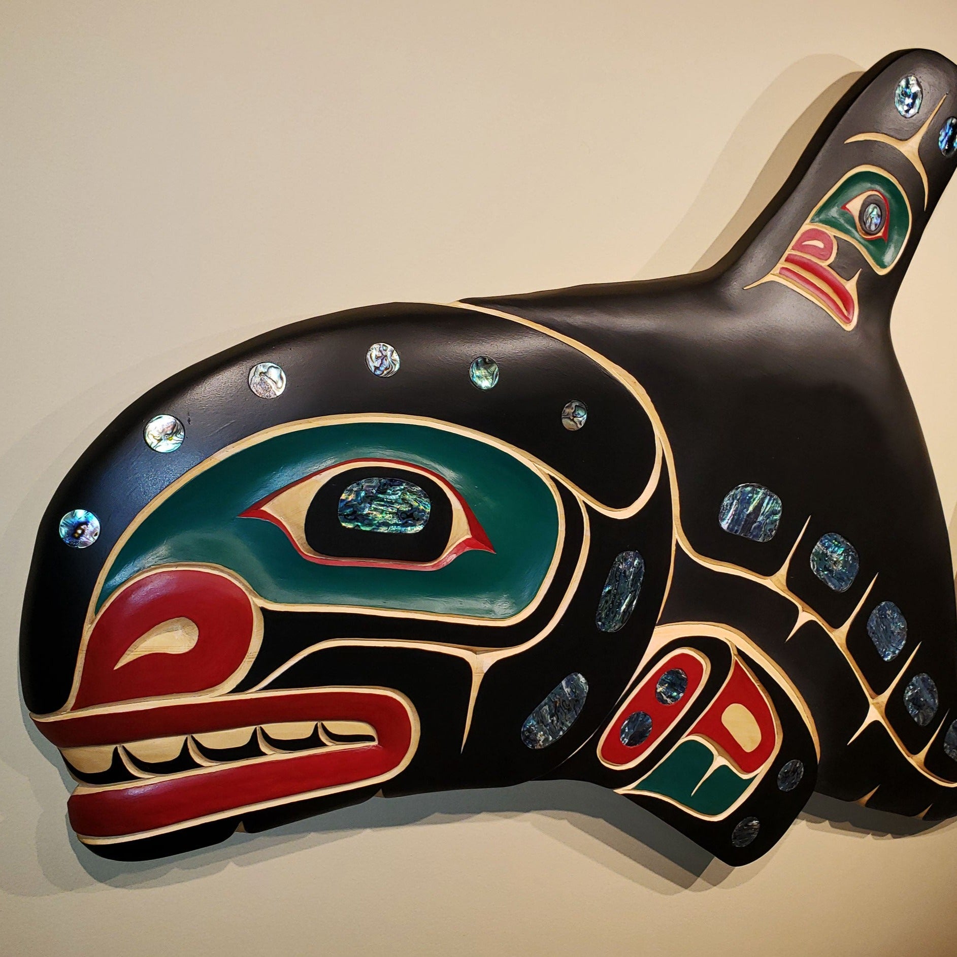 Orca Wall Panel by Kwakwaka'wakw Master Carver Bill Henderson