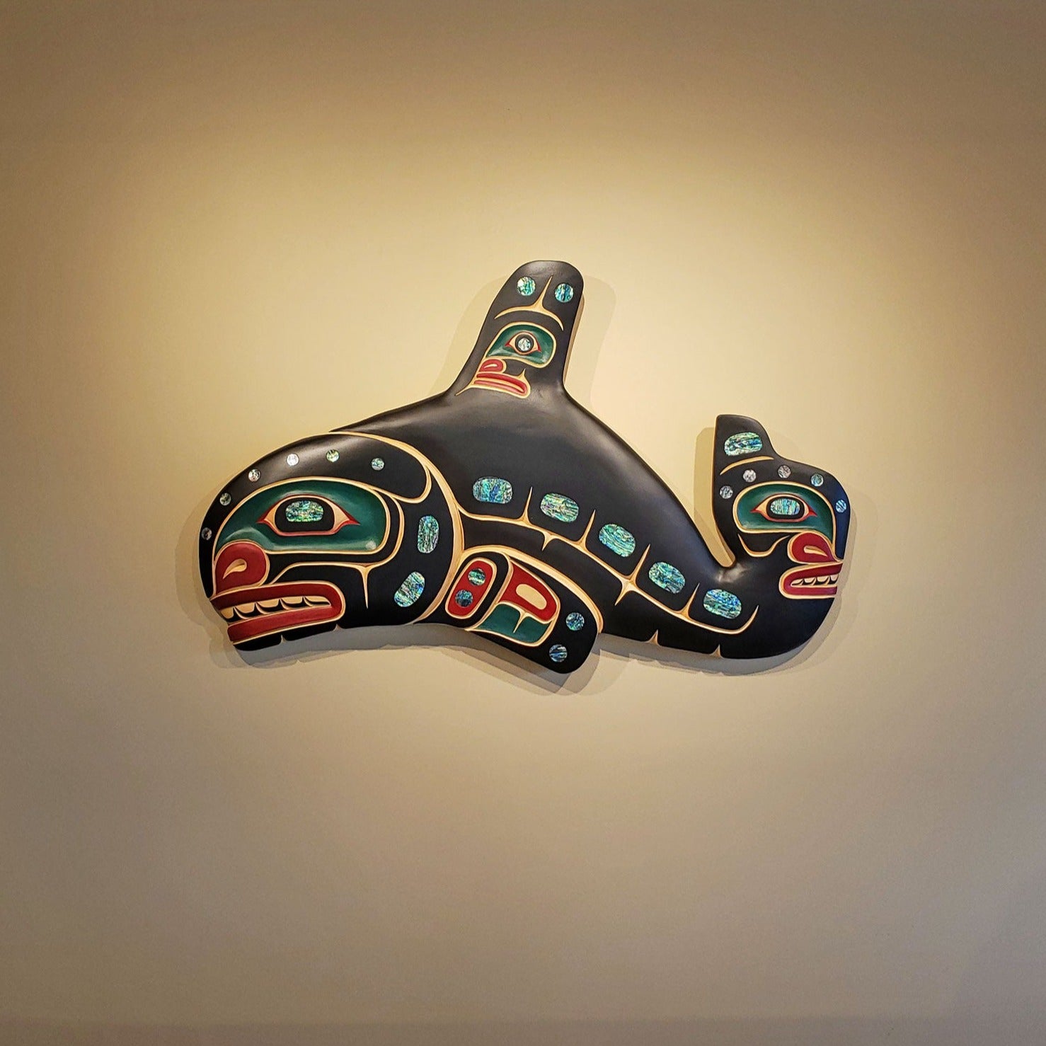 Orca Wall Panel by Kwakwaka'wakw Master Carver Bill Henderson