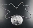 Silver First Nations Pendany by Haida artist Bill Reid