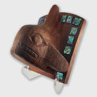 Red Cedar and Abalone Orca Frontlet by Nuu-chah-nulth carver Hjalmer Wenstob