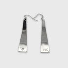 Silver and Gold Orca Earrings by Cree artist Justin Rivard