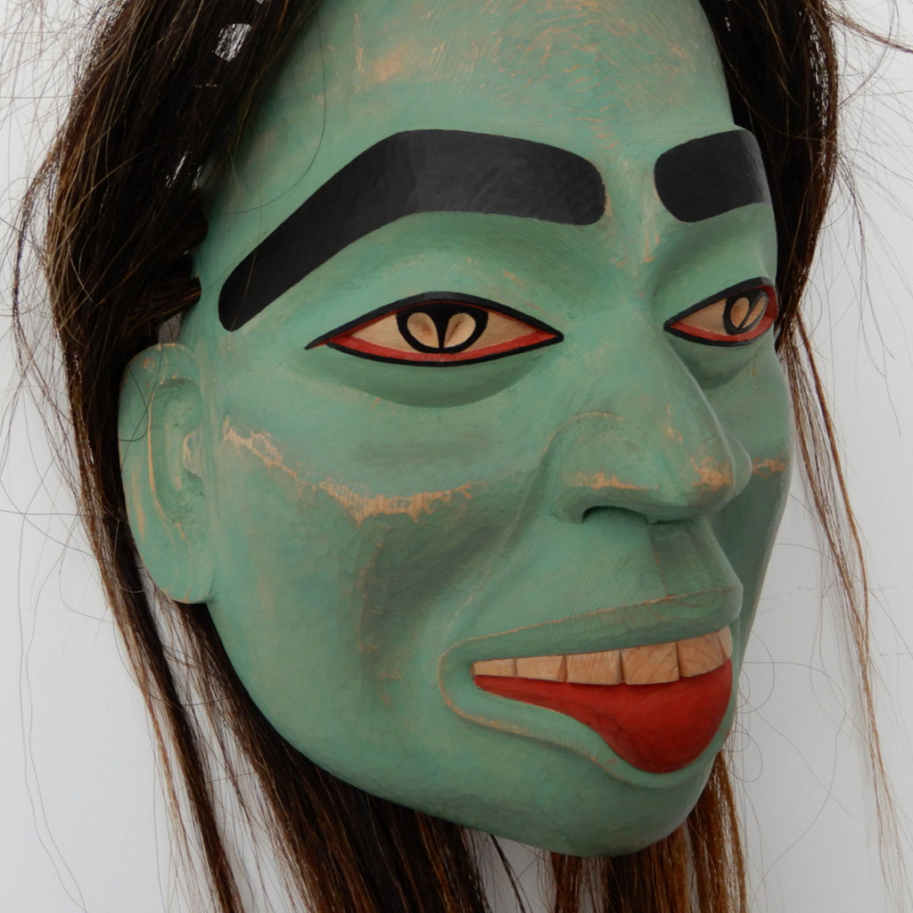 Otter Woman Mask – Spirits of the West Coast Art Gallery Inc