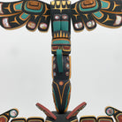 Miniature Raven, Whale and Sisiutl Totem Pole by Kwakwaka'wakw carver Kevin Cranmer