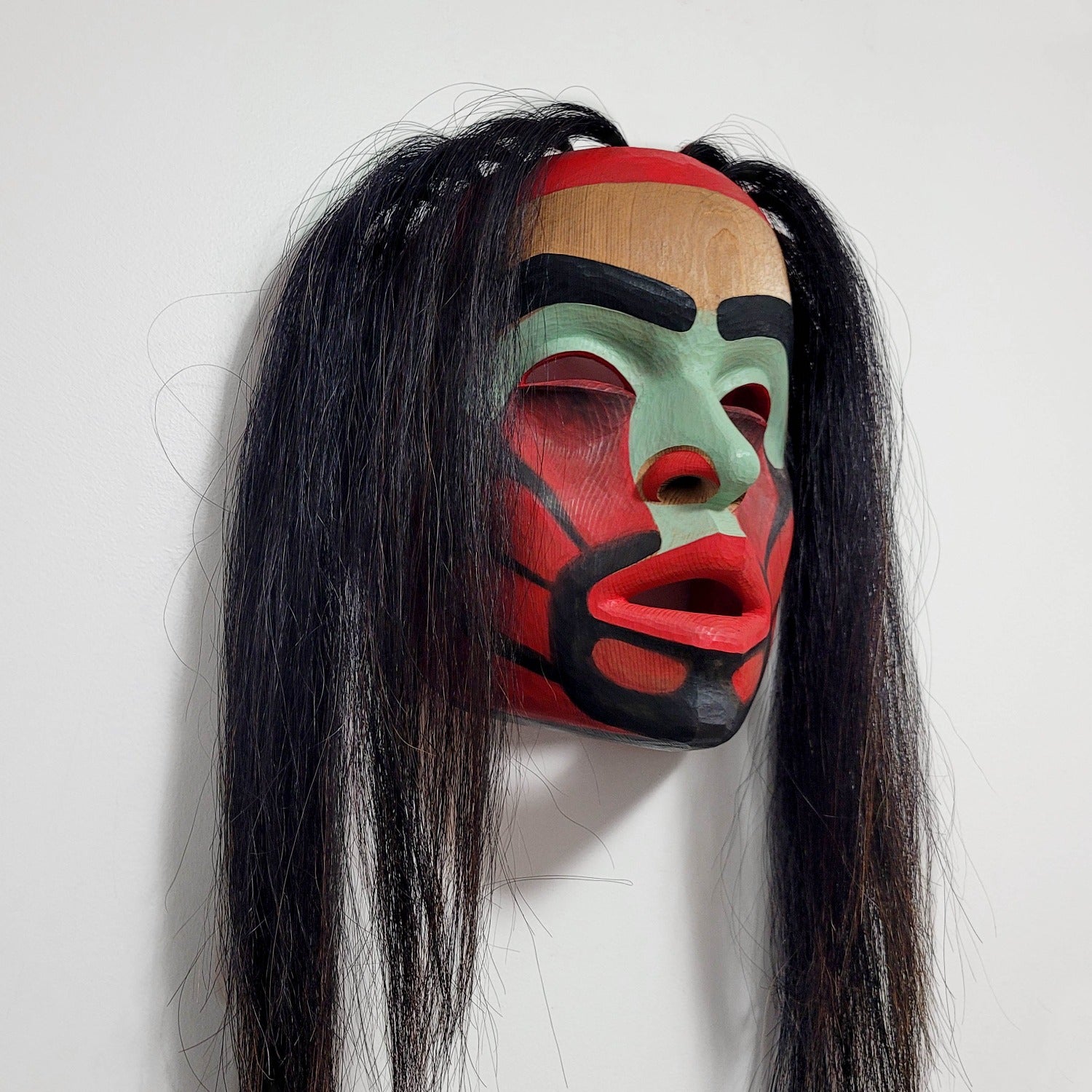 Portrait Mask by Raymond Shaw – Spirits of the West Coast Art Gallery Inc
