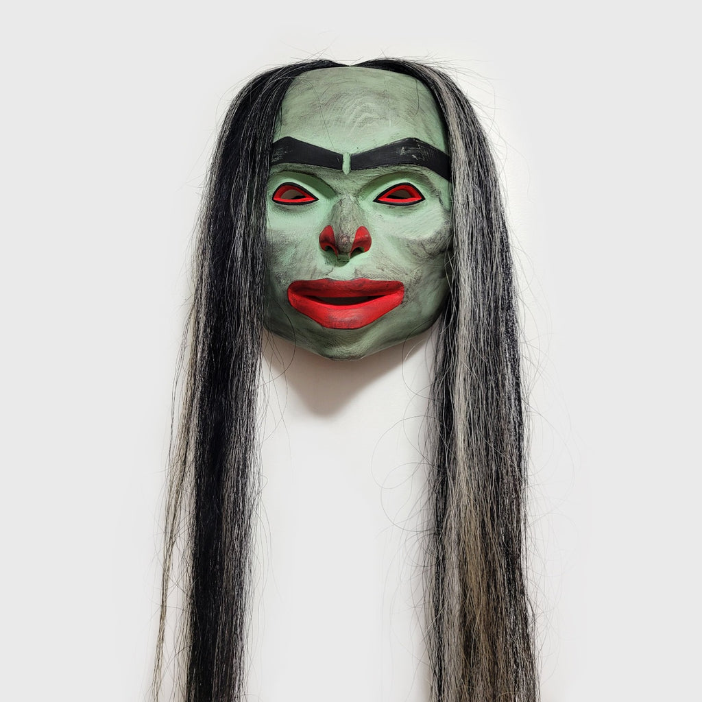 Beau Dick-inspired Portrait Mask by Kwakwaka'wakw carver Cole Speck