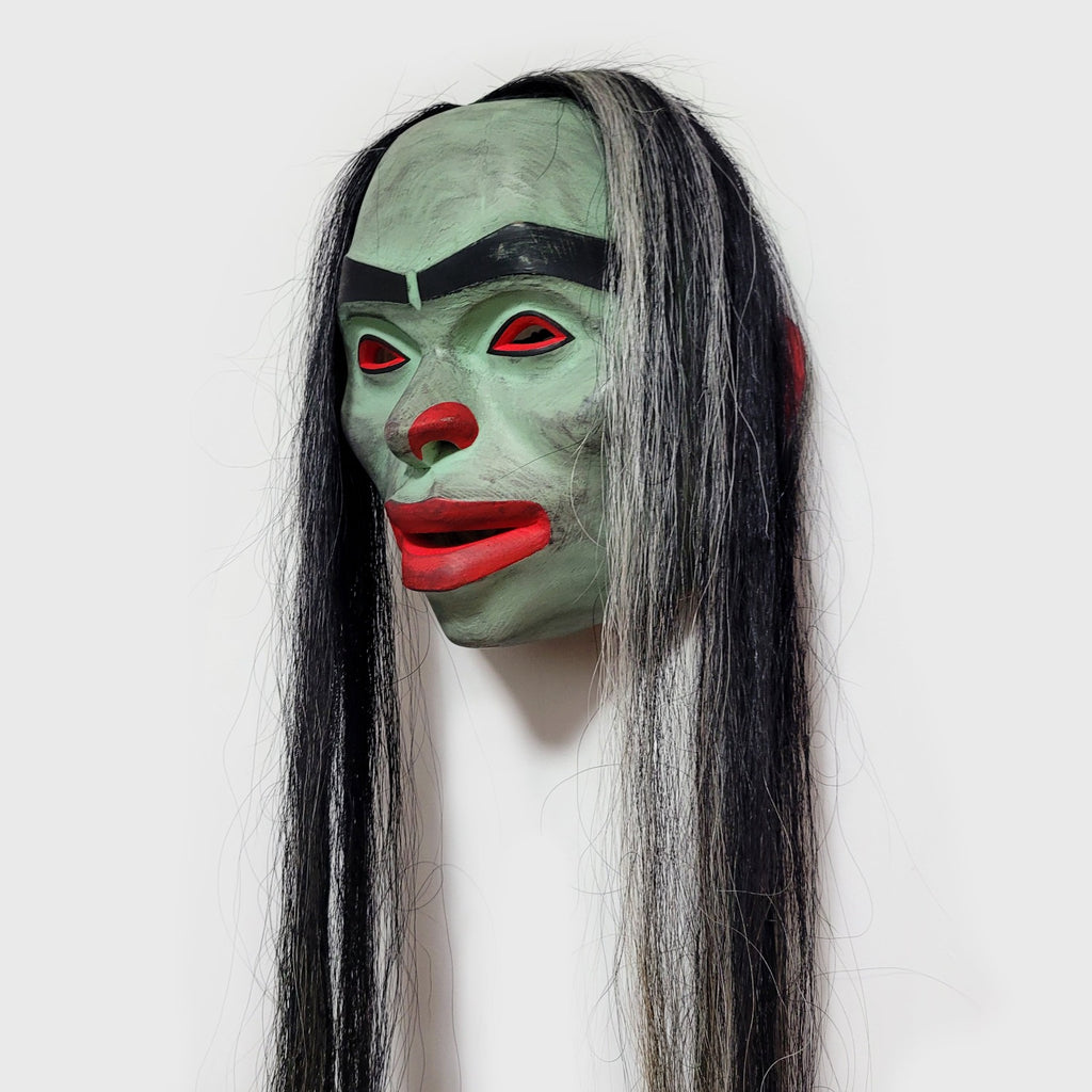Beau Dick-inspired Portrait Mask by Kwakwaka'wakw carver Cole Speck