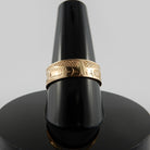 Gold Raven Ring by Haida artist Carmen Goertzen