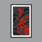 Raven Dancer Limited Edition Print by Tahltan artist Alano Edzerza