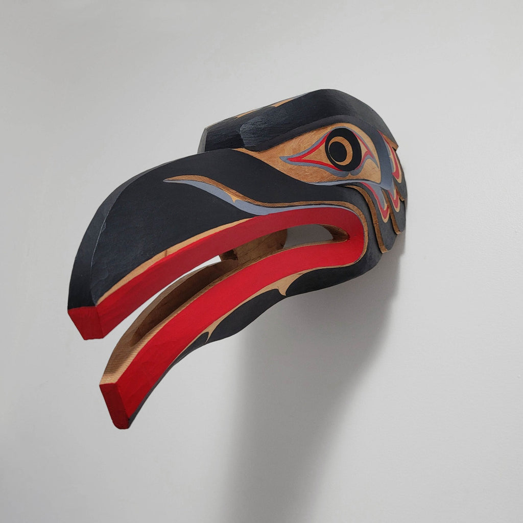 Red Cedar Raven Mask by Kwakwaka'wakw artist Talon George