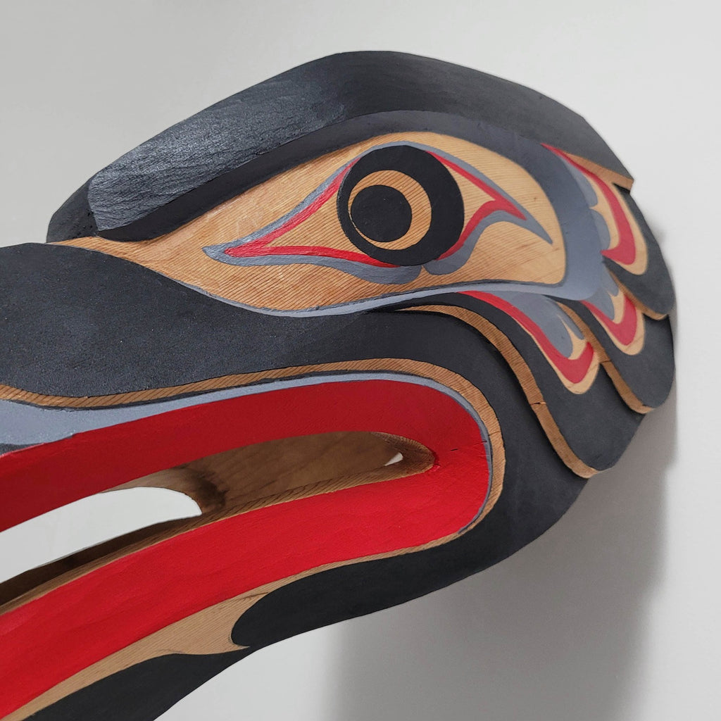 Red Cedar Raven Mask by Kwakwaka'wakw artist Talon George