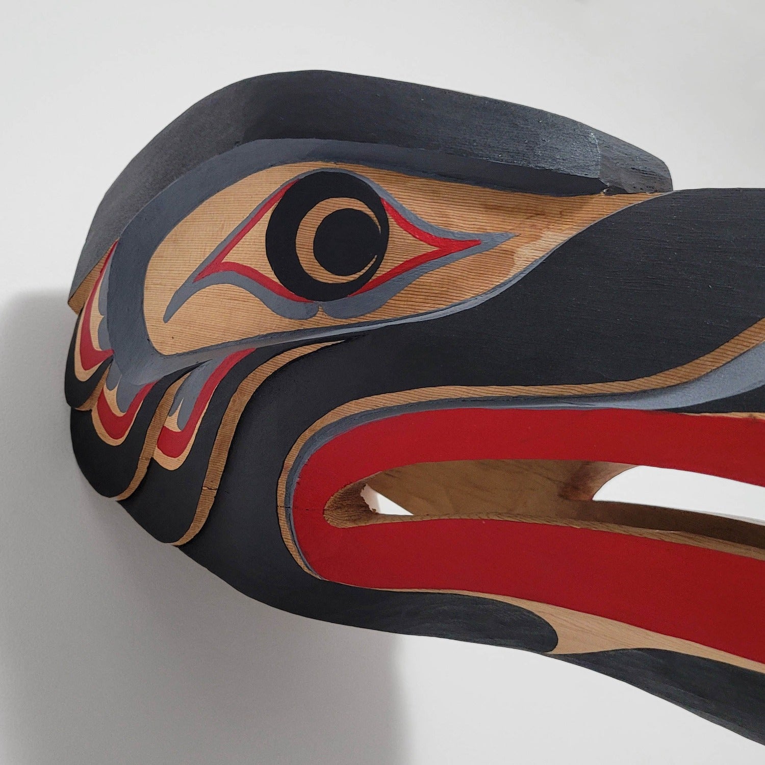 Red Cedar Raven Mask by Kwakwaka'wakw artist Talon George