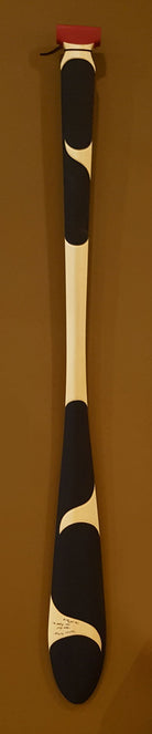 Cedar Salmon Paddle by Kwakiutl carver Trevor Hunt