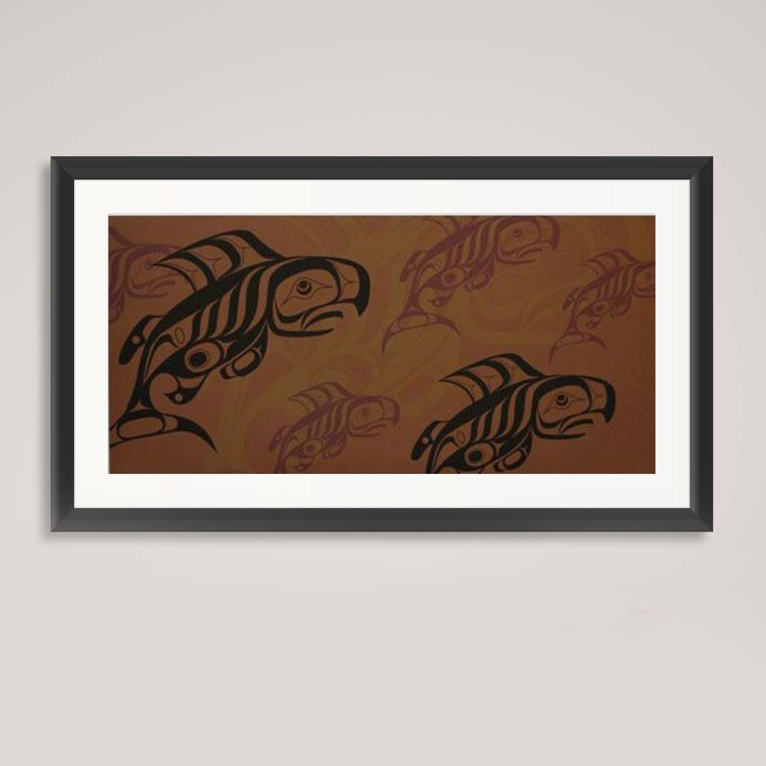 Salmon People Limited Edition Print by Tahltan artist Alano Edzerza