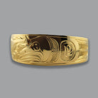 Gold Sea Eagle Bracelet by Kwakwaka'wakw artist Joe Wilson