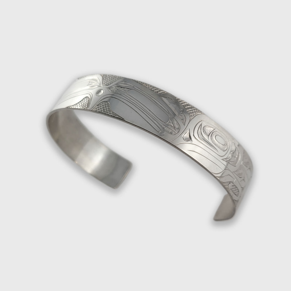 Silver Eagle Bracelet by Haida artist Andrew Williams