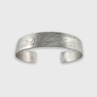 Silver Hummingbird Bracelet by Haida artist Andrew Williams