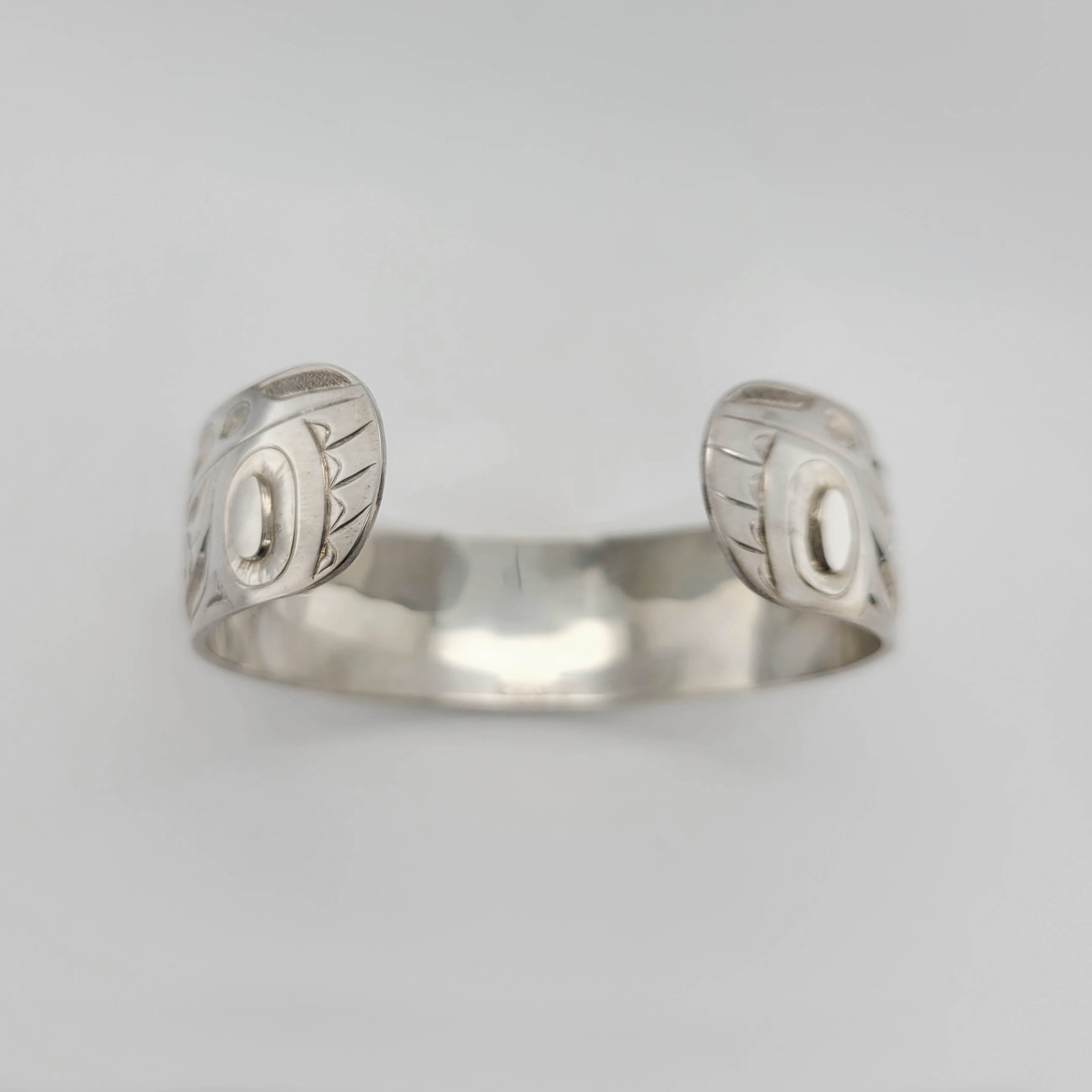 Silver Eagle Bracelet by Nuu-chah-nulth artist Ivan Thomas