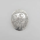 Native Silver Eagle Pendant by Tsimshian artist Bill Helin