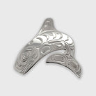 Silver Orca Pendant by Kwakwaka'wakw artist Joe Wilson