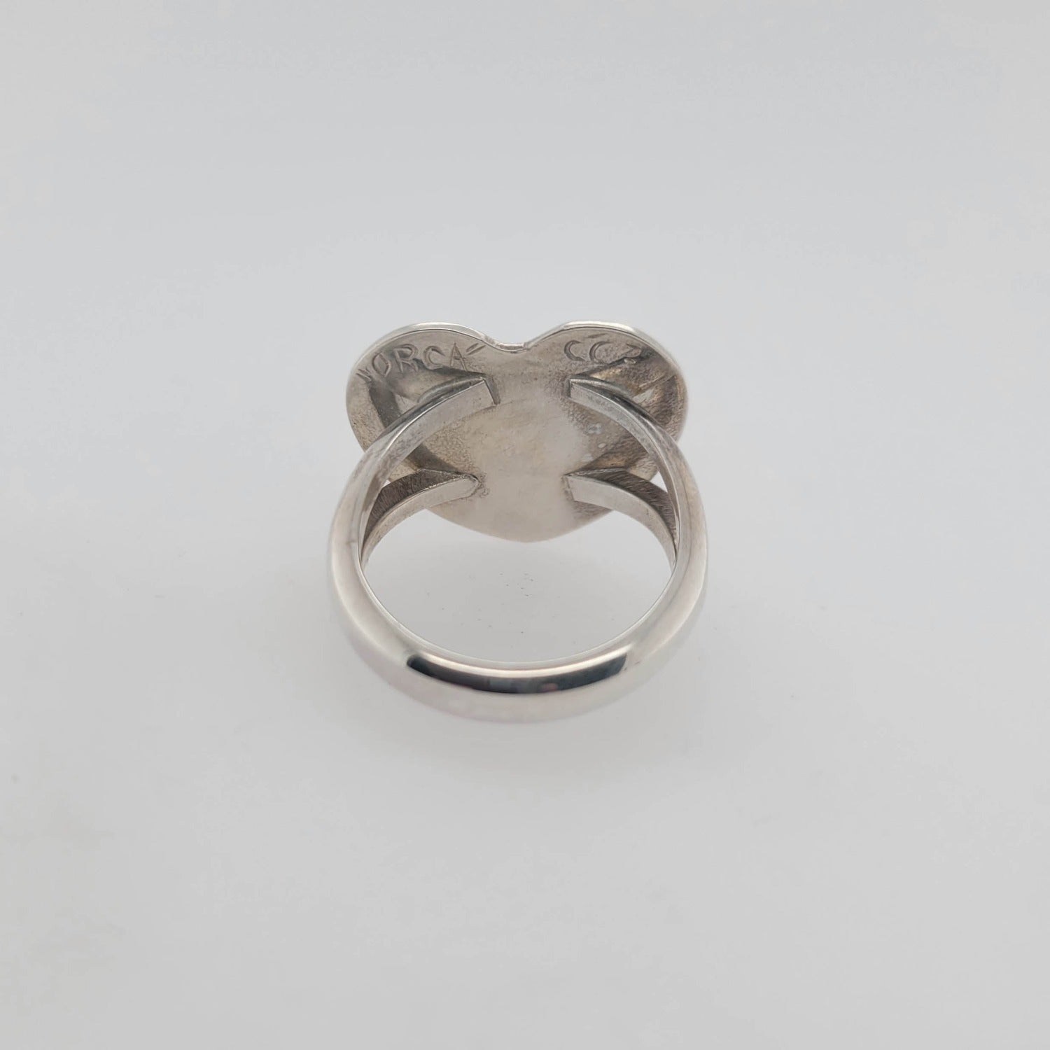 Silver and Topaz Orca Ring by Kwakwaka'wakw artist Chris Cook