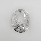 Native Silver Eagle Pendant by Tsimshian artist Bill Helin