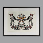 Sea Serpent and Sun Painting by First Nations artist Karver Everson