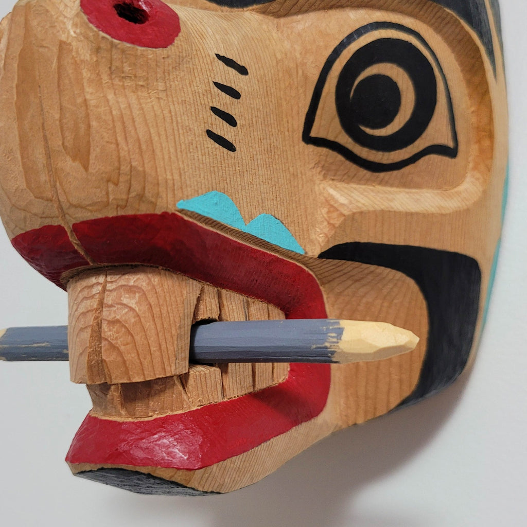 Small Beaver Mask by Kwakwaka'wakw artist Shawn Karpes