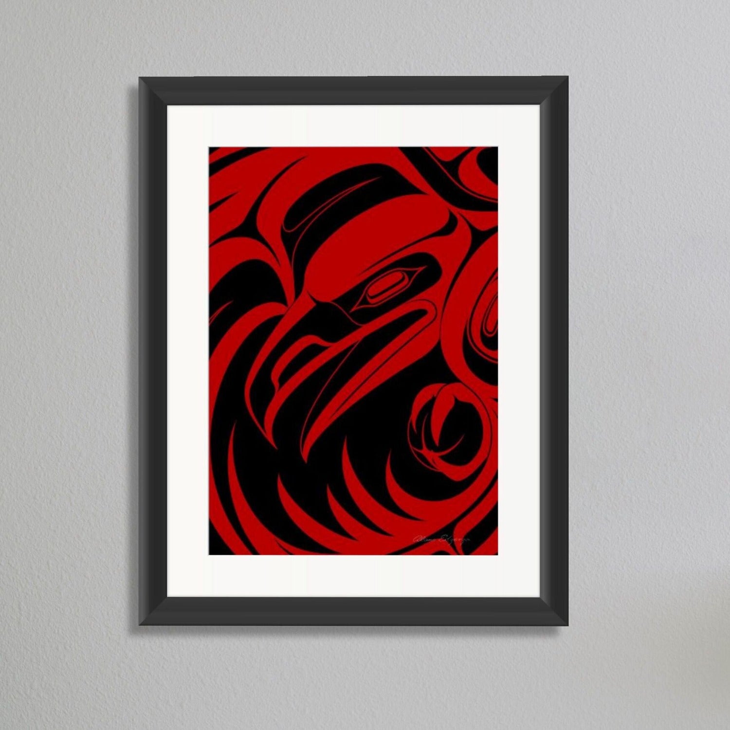 Smoke Hole Limited Edition Print by Tahltan artist Alano Edzerza