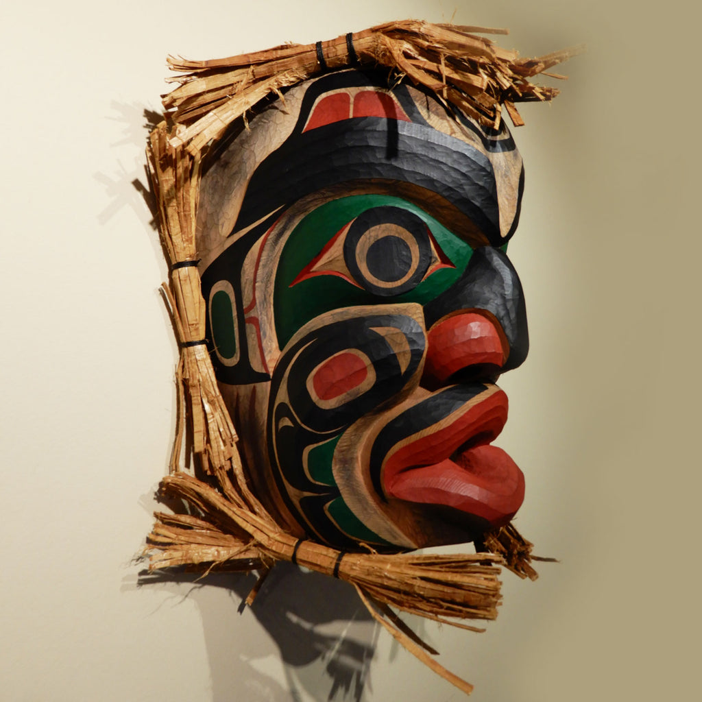 First Nations Speaker Portrait Mask by Kwakwaka'wakw carver Walter George