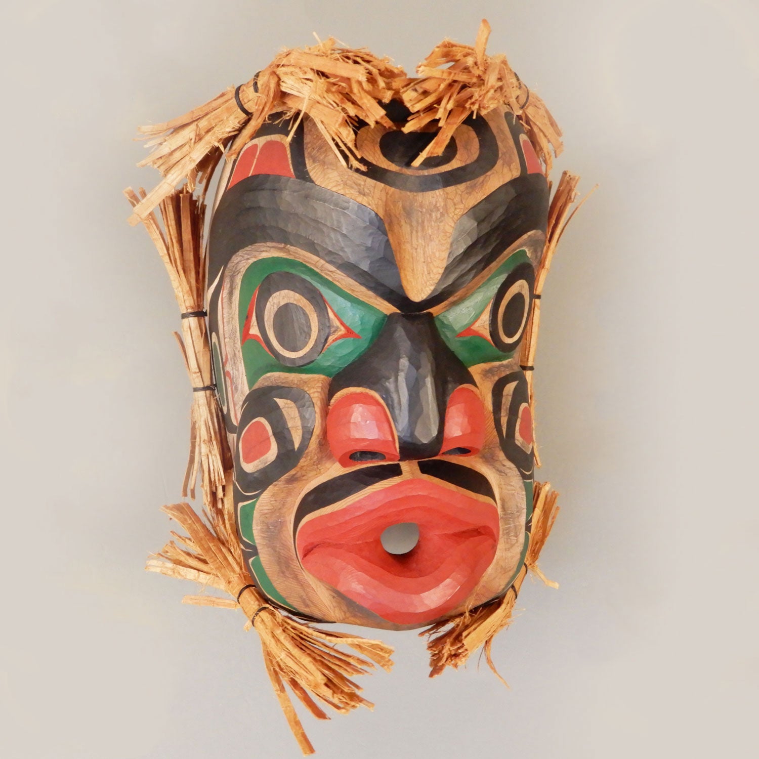 First Nations Speaker Portrait Mask by Kwakwaka'wakw carver Walter George