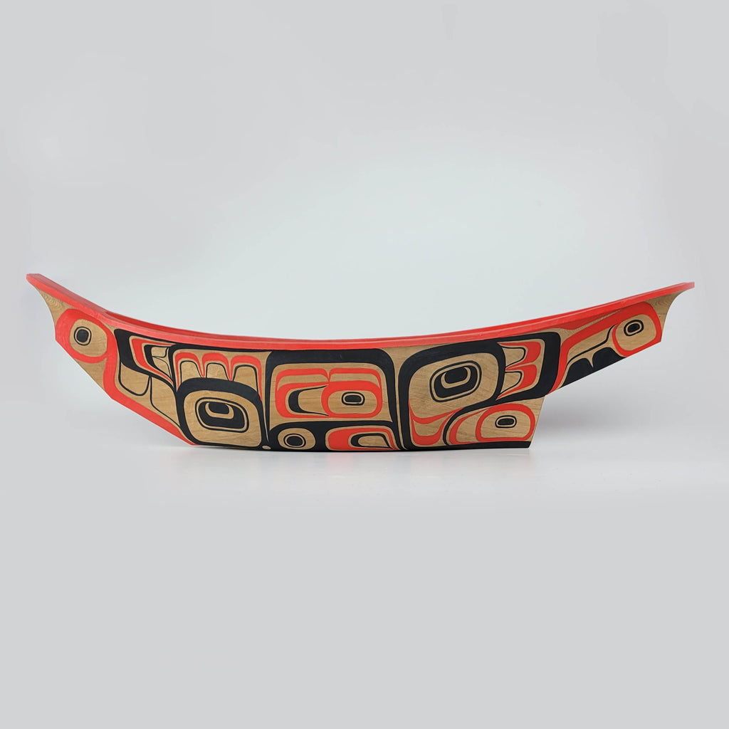 First Nations Model Canoe by Kwakwaka'wakw carver Cole Speck