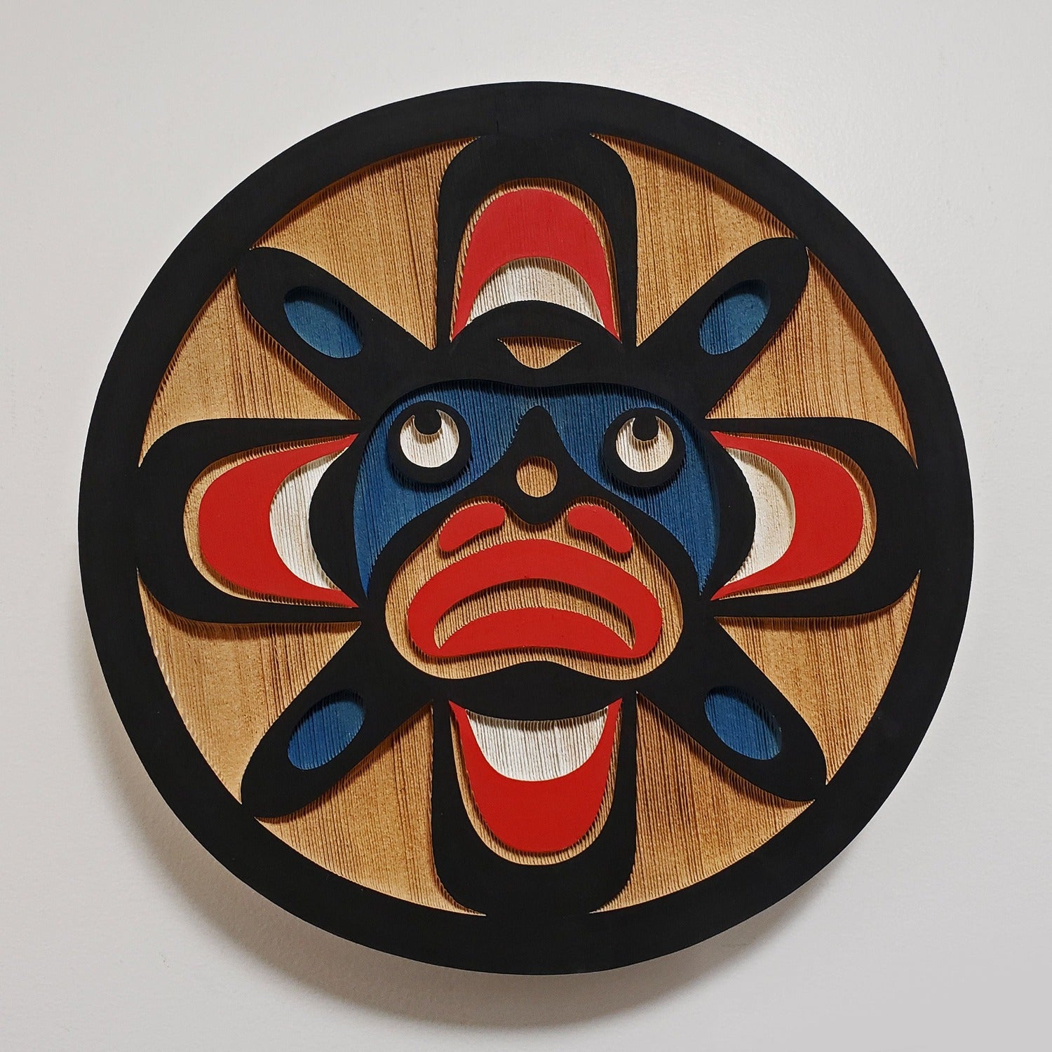 Custom Sandblasted Cedar First Nations Panels by Kwakiutl artist Trevor Hunt