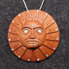 Yew Wood Sun Pendant by Haida Master Carver Ron Russ