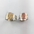 Custom Gold Sun and Moon First Nations Wedding Rings