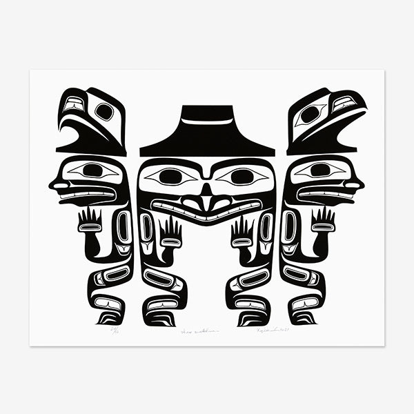 Watchmen Limited Edition Print by Haida artist Reg Davidson