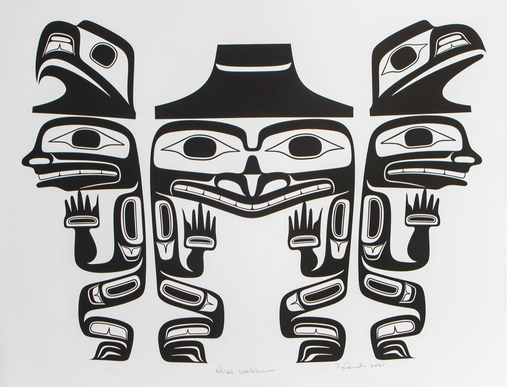 Watchmen Limited Edition Print by Haida artist Reg Davidson