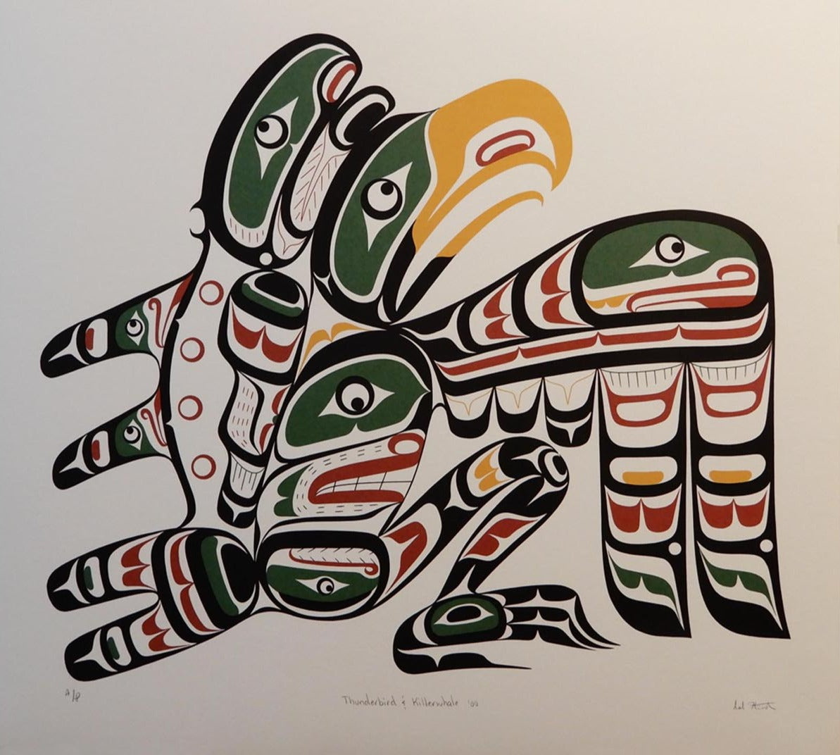 Thunderbird & Killer Whale Artist Proof Edition Print by Kwakwaka'wakw ...